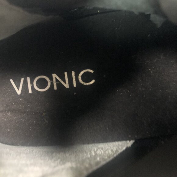 Vionic Womens Size 6.5 Black Leather Chelsea Ankle‎ Boots Comfort Classic - Picture 5 of 10